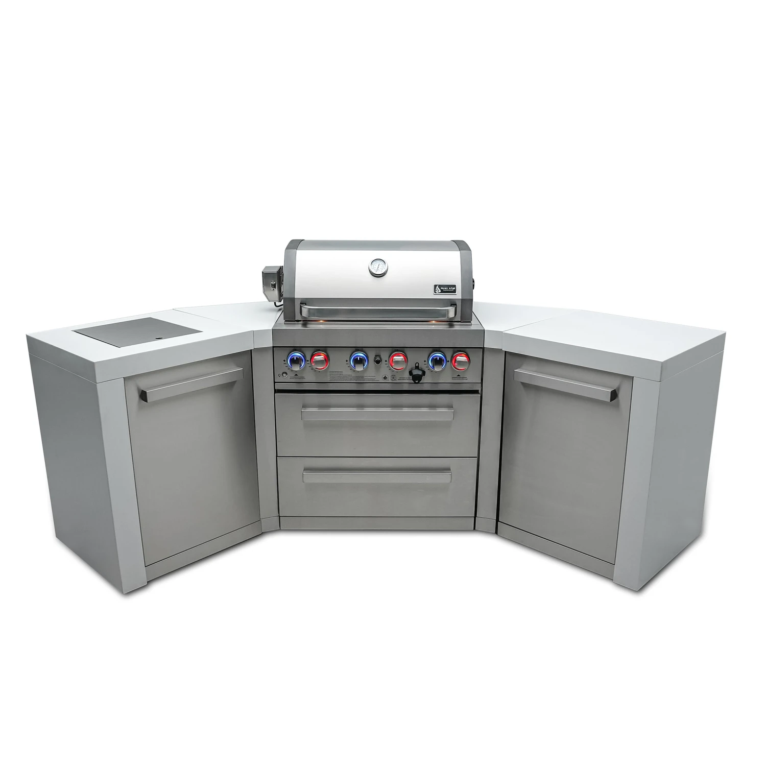 Mont Alpi 400 Deluxe BBQ Grill Island With 45 Degree Corners - MAi400-D45 7 Mont Alpi 400 Deluxe BBQ Grill Island With 45 Degree Corners - MAi400-D45 - Image 5