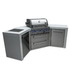 Mont Alpi 400 Deluxe BBQ Grill Island With 45 Degree Corners - MAi400-D45 27 Mont Alpi 400 Deluxe BBQ Grill Island With 45 Degree Corners - MAi400-D45 -Outdoor Kitchen Shop mai400 d45side2