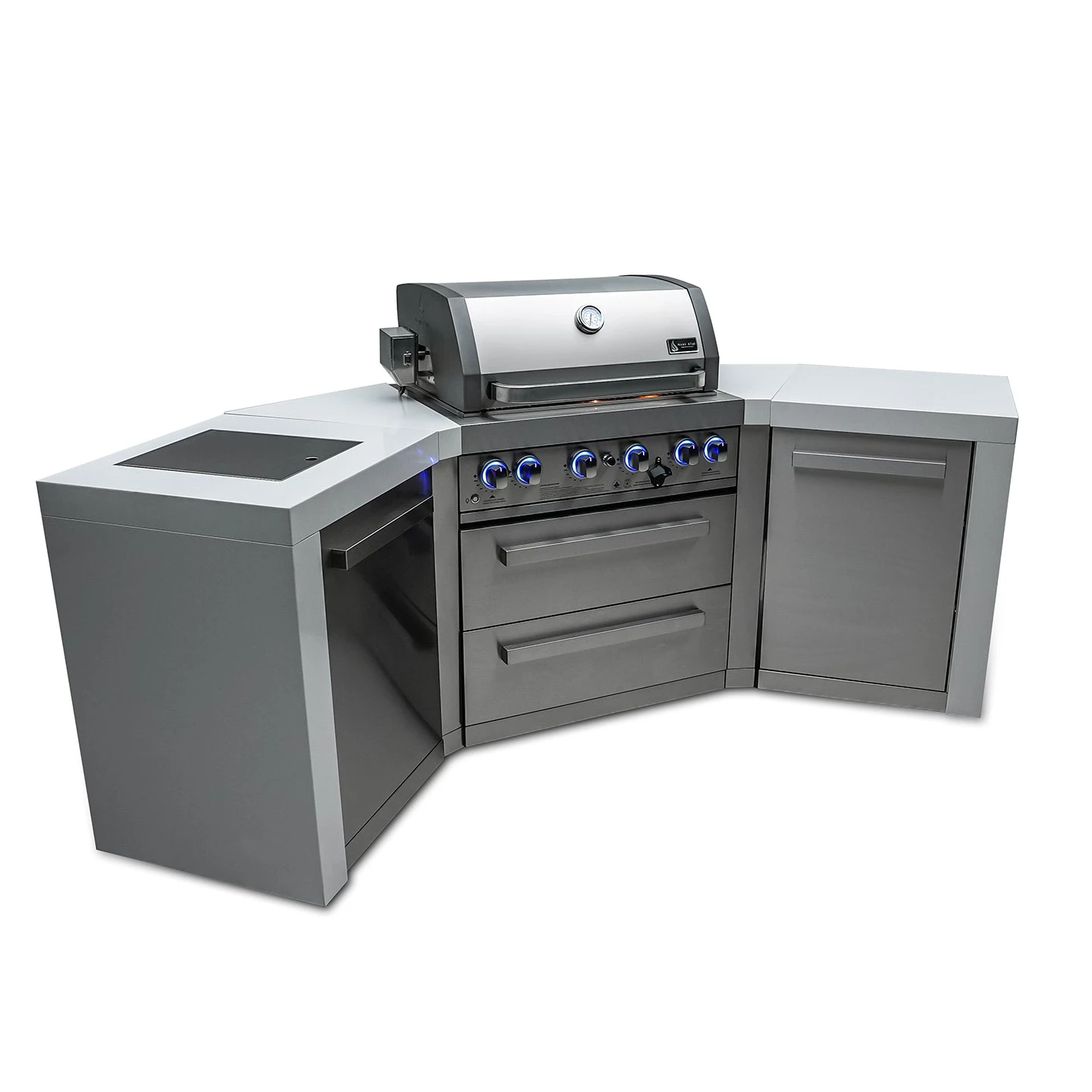 Mont Alpi 400 Deluxe BBQ Grill Island With 45 Degree Corners - MAi400-D45 10 Mont Alpi 400 Deluxe BBQ Grill Island With 45 Degree Corners - MAi400-D45 - Image 8