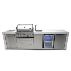 Mont Alpi 400 Deluxe BBQ Grill Island With Beverage Center - MAi400-DBEV 26 Mont Alpi 400 Deluxe BBQ Grill Island With Beverage Center - MAi400-DBEV -Outdoor Kitchen Shop mai400 dbevhero2