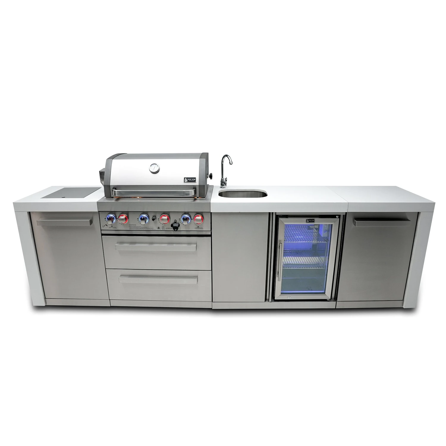 Mont Alpi 400 Deluxe BBQ Grill Island With Beverage Center - MAi400-DBEV 7 Mont Alpi 400 Deluxe BBQ Grill Island With Beverage Center - MAi400-DBEV - Image 5