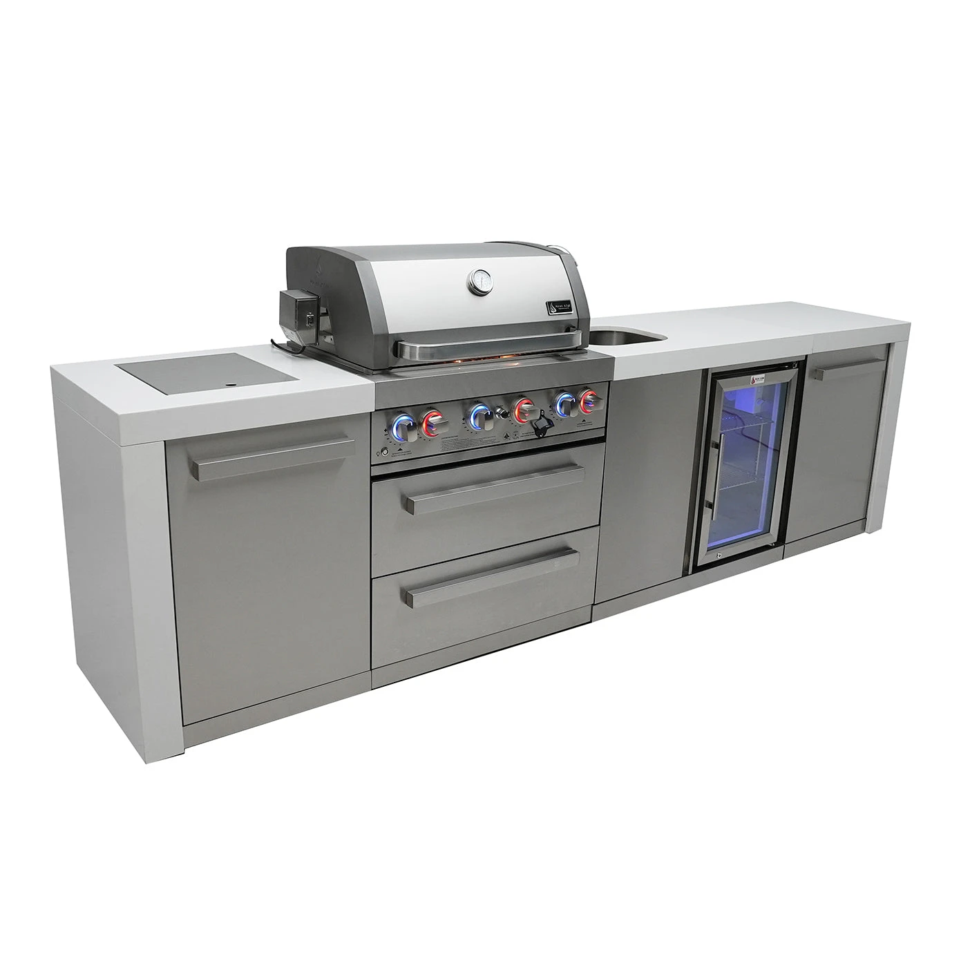 Mont Alpi 400 Deluxe BBQ Grill Island With Beverage Center - MAi400-DBEV 8 Mont Alpi 400 Deluxe BBQ Grill Island With Beverage Center - MAi400-DBEV - Image 6