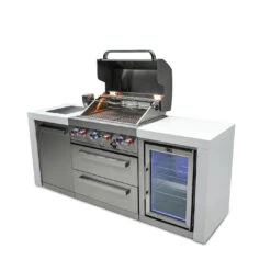 Mont Alpi 400 Deluxe BBQ Grill Island With Fridge Cabinet - MAi400-DFC 40 Mont Alpi 400 Deluxe BBQ Grill Island With Fridge Cabinet - MAi400-DFC -Outdoor Kitchen Shop mai400 dfc