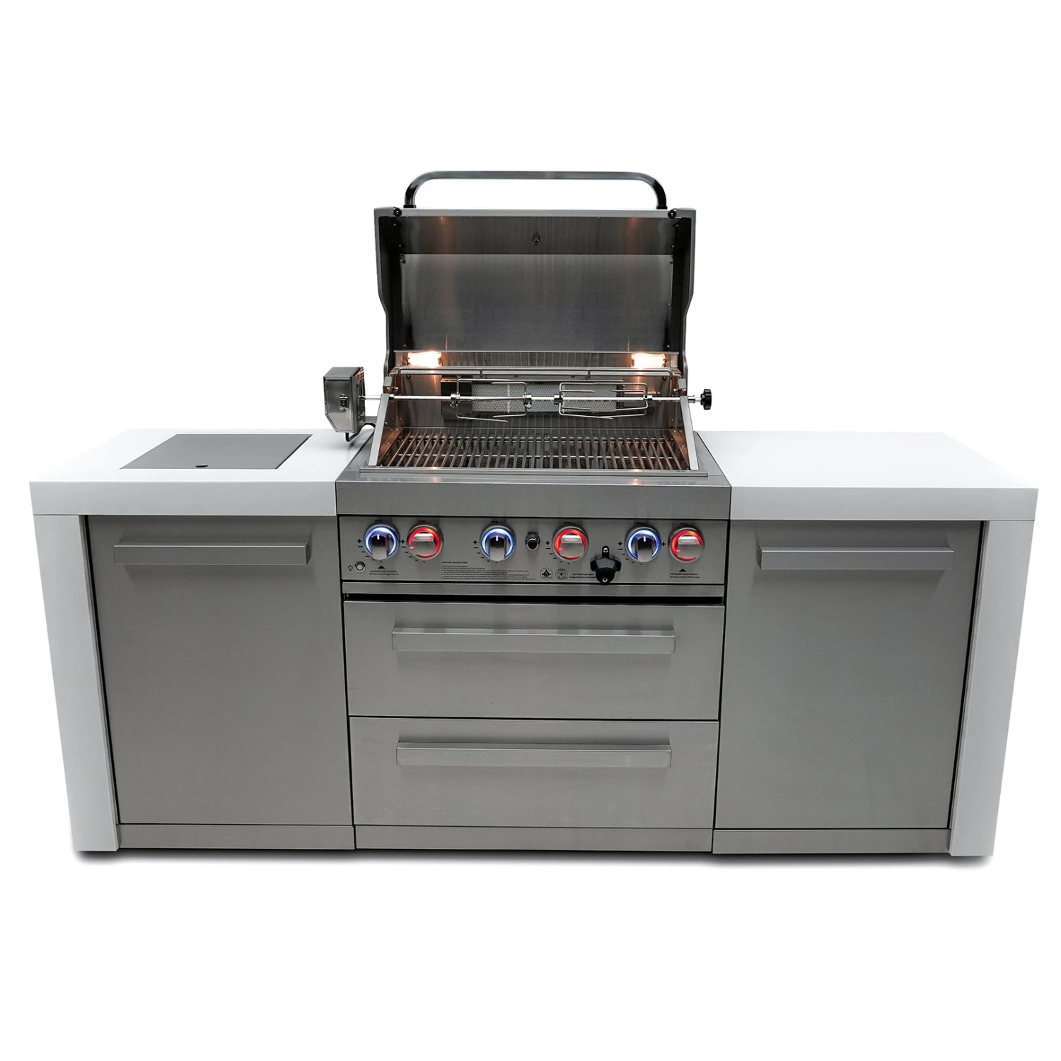 Mont Alpi 400 Deluxe BBQ Grill Island - MAi400-D 7 Mont Alpi 400 Deluxe BBQ Grill Island - MAi400-D - Image 5