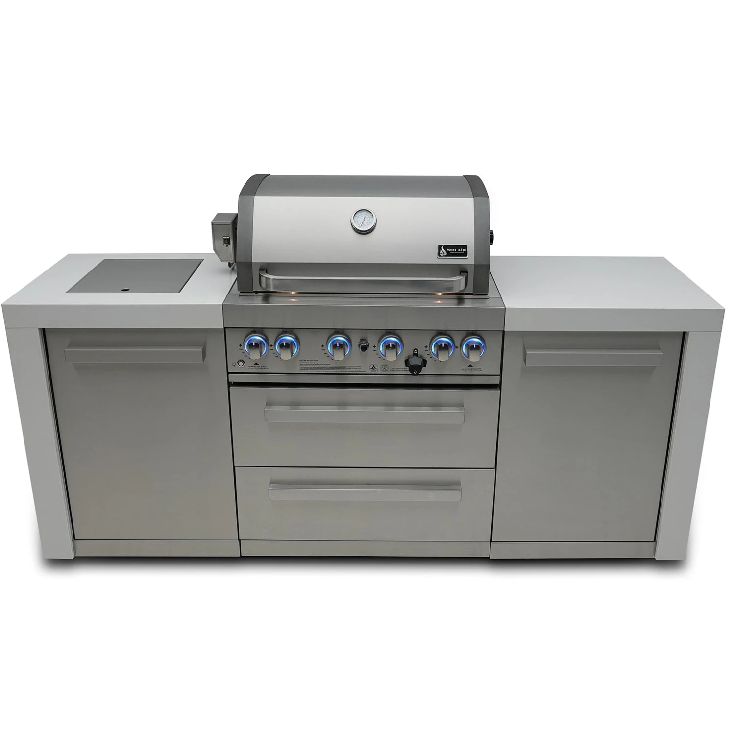 Mont Alpi 400 Deluxe BBQ Grill Island - MAi400-D 3 Mont Alpi 400 Deluxe BBQ Grill Island - MAi400-D