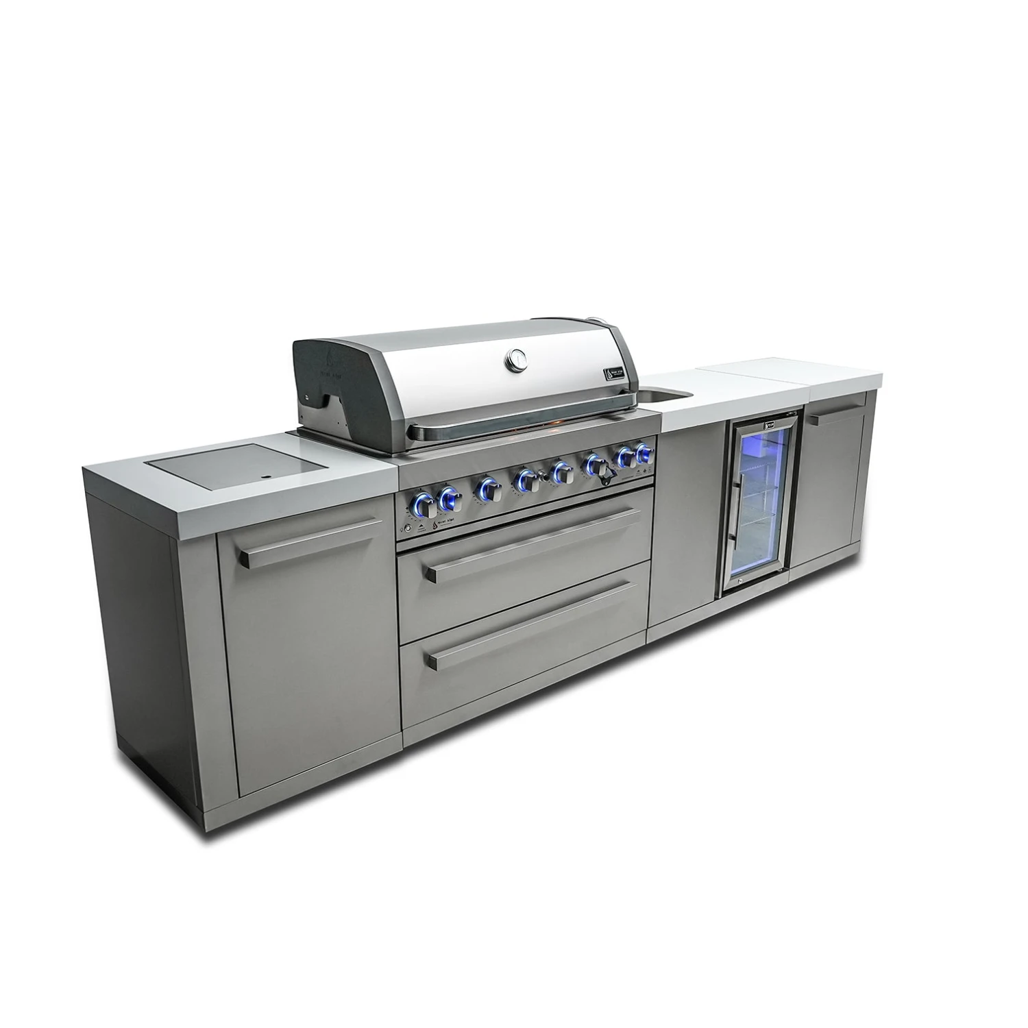 Mont Alpi 805 BBQ Grill Island With Beverage Center - MAi805-BEV 5 Mont Alpi 805 BBQ Grill Island With Beverage Center - MAi805-BEV - Image 3