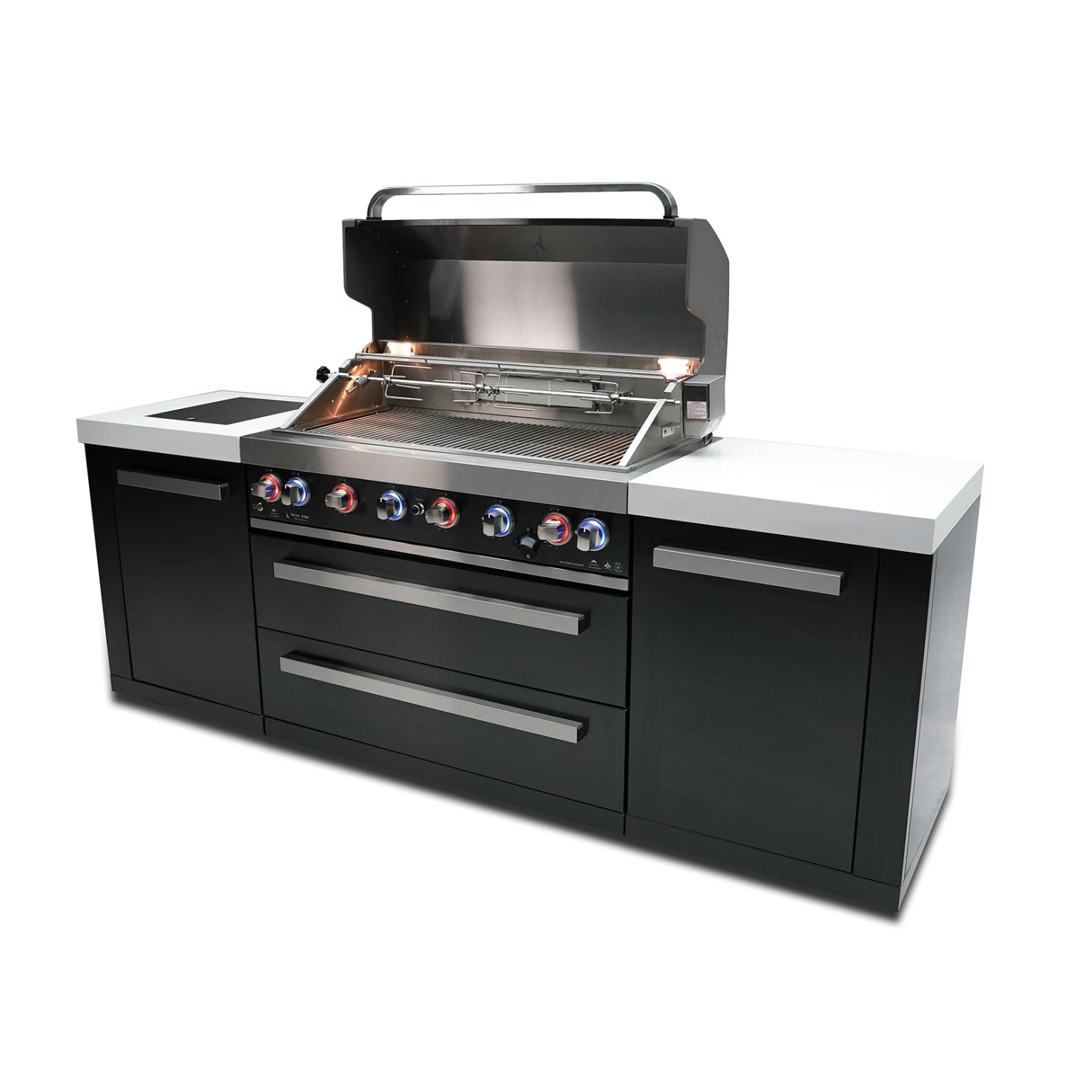 Mont Alpi 805 Black Stainless Steel BBQ Grill Island - MAi805-BSS 8 Mont Alpi 805 Black Stainless Steel BBQ Grill Island - MAi805-BSS - Image 6