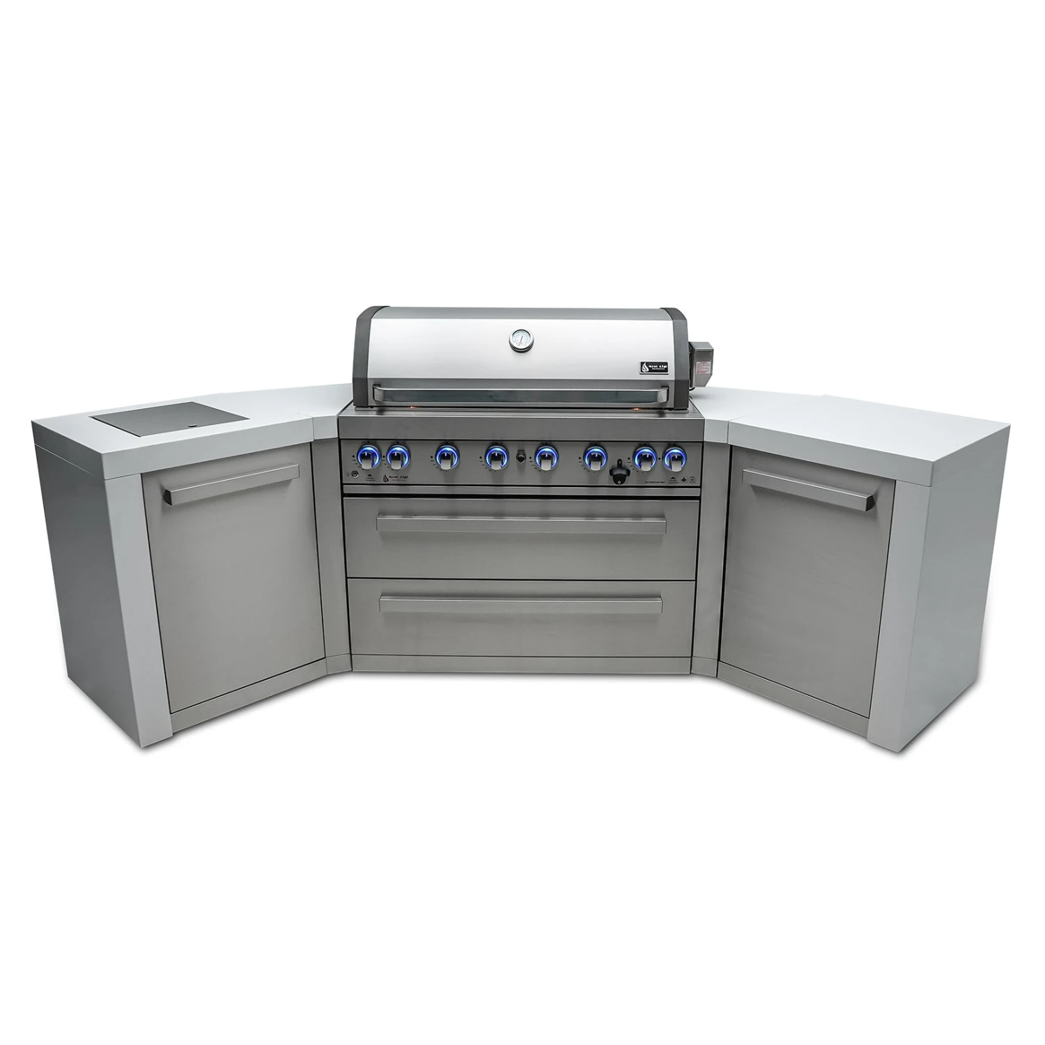 Mont Alpi 805 Deluxe BBQ Grill Island With 45 Degree Corners - MAi805-D45 3 Mont Alpi 805 Deluxe BBQ Grill Island With 45 Degree Corners - MAi805-D45