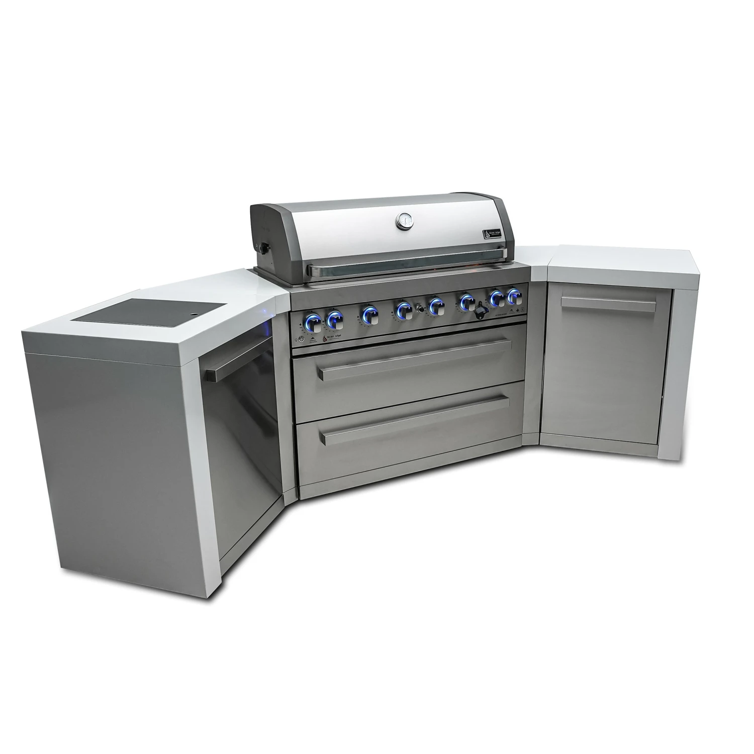 Mont Alpi 805 Deluxe BBQ Grill Island With 45 Degree Corners - MAi805-D45 7 Mont Alpi 805 Deluxe BBQ Grill Island With 45 Degree Corners - MAi805-D45 - Image 5