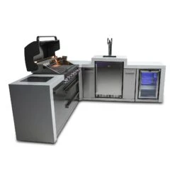 Mont Alpi 805 Deluxe BBQ Grill Island With 90 Degree Corner, Kegerator & Fridge Cabinet - MAi805-D90KEGFC 31 Mont Alpi 805 Deluxe BBQ Grill Island With 90 Degree Corner, Kegerator & Fridge Cabinet - MAi805-D90KEGFC -Outdoor Kitchen Shop mai805 d90kegfc