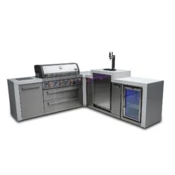 Mont Alpi 805 Deluxe BBQ Grill Island With 90 Degree Corner, Kegerator & Fridge Cabinet - MAi805-D90KEGFC 25 Mont Alpi 805 Deluxe BBQ Grill Island With 90 Degree Corner, Kegerator & Fridge Cabinet - MAi805-D90KEGFC -Outdoor Kitchen Shop mai805 d90kegfchero2