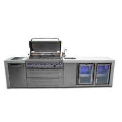 Mont Alpi 805 Deluxe BBQ Grill Island With Beverage Center & Fridge - MAi805-DBEVFC 26 Mont Alpi 805 Deluxe BBQ Grill Island With Beverage Center & Fridge - MAi805-DBEVFC -Outdoor Kitchen Shop mai805 dbevfchero