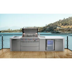 Mont Alpi 805 Deluxe BBQ Grill Island With Beverage Center - MAi805-DBEV 40 Mont Alpi 805 Deluxe BBQ Grill Island With Beverage Center - MAi805-DBEV -Outdoor Kitchen Shop mai805 dbevlifestyle