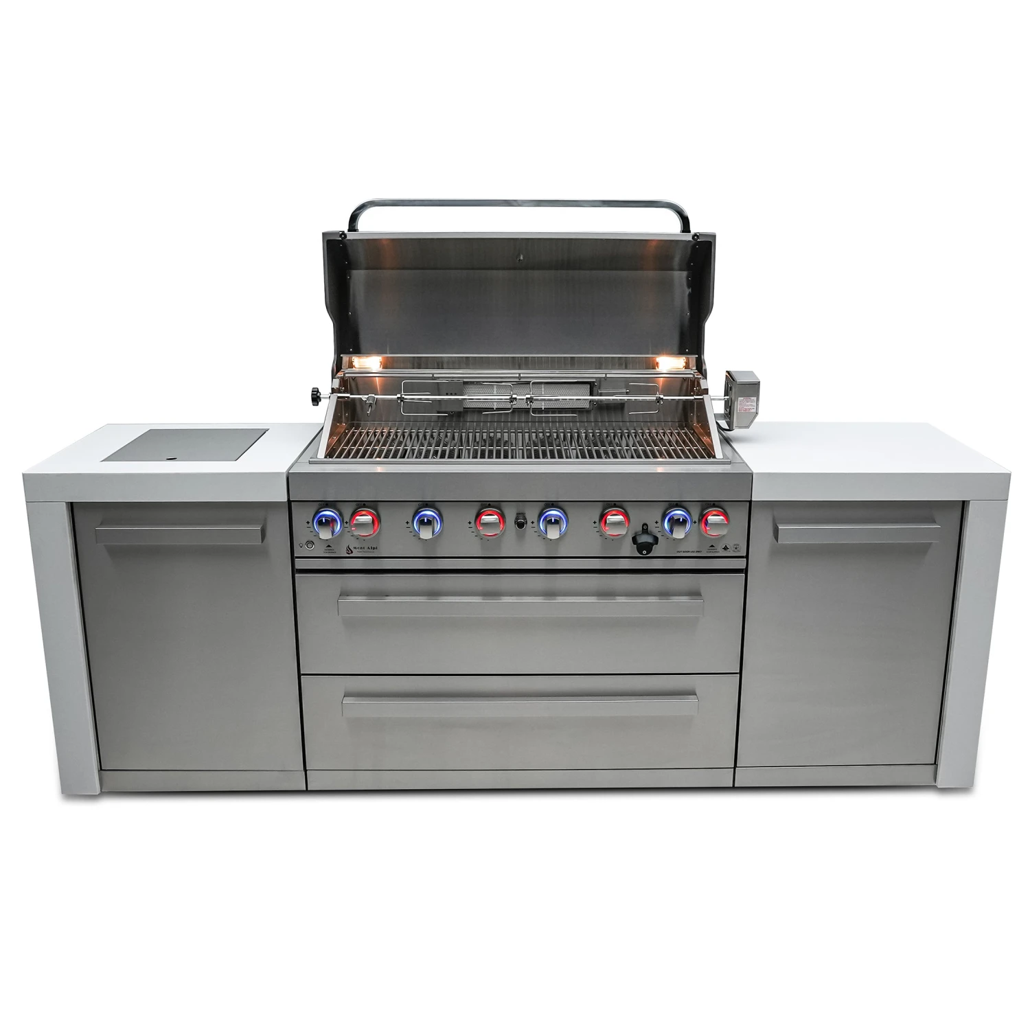 Mont Alpi 805 Deluxe BBQ Grill Island - MAi805-D 6 Mont Alpi 805 Deluxe BBQ Grill Island - MAi805-D - Image 4