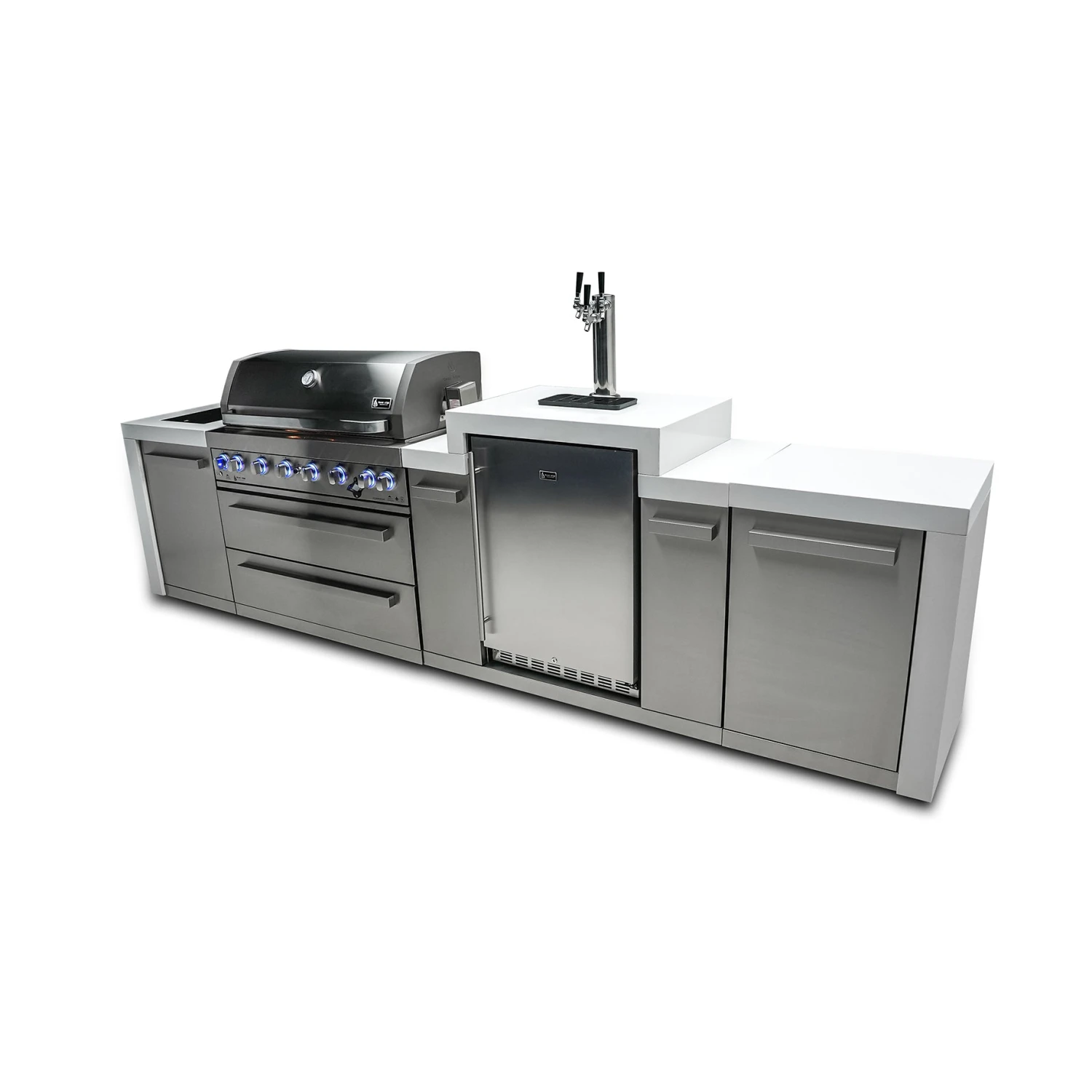 Mont Alpi 805 Deluxe BBQ Grill Island With Kegerator - MAi805-DKEG 7 Mont Alpi 805 Deluxe BBQ Grill Island With Kegerator - MAi805-DKEG - Image 5