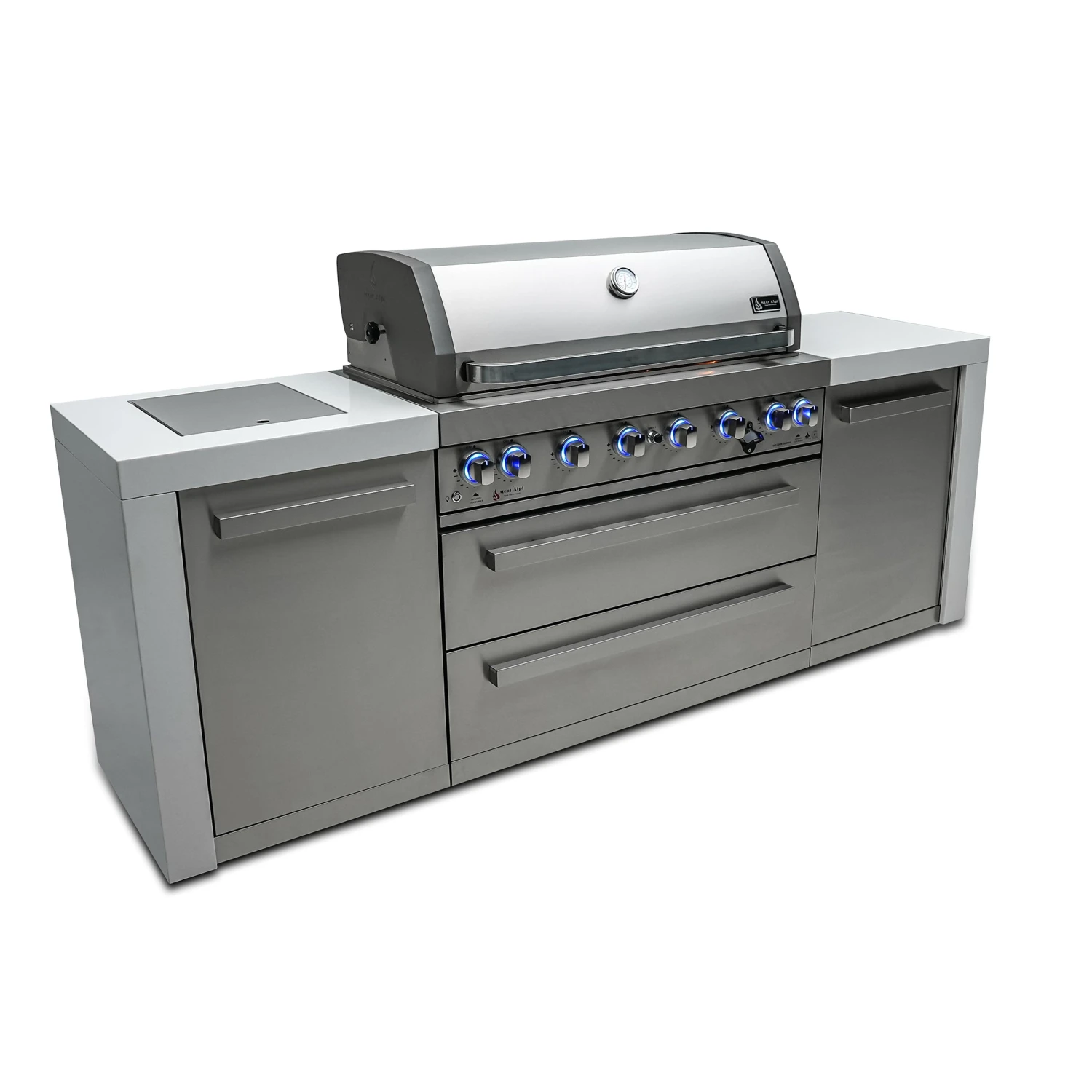 Mont Alpi 805 Deluxe BBQ Grill Island - MAi805-D 9 Mont Alpi 805 Deluxe BBQ Grill Island - MAi805-D - Image 7