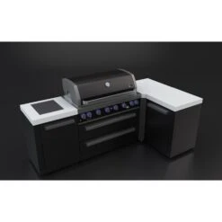 Mont Alpi 805 Black Stainless Steel BBQ Grill Island With 90 Degree Corner - MAi805-BSS90C 15 Mont Alpi 805 Black Stainless Steel BBQ Grill Island With 90 Degree Corner - MAi805-BSS90C -Outdoor Kitchen Shop montalpi805deluxeisland90degree2