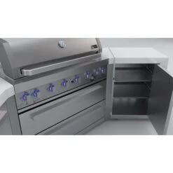 Mont Alpi 805 Deluxe BBQ Grill Island With 45 Degree Corners - MAi805-D45 32 Mont Alpi 805 Deluxe BBQ Grill Island With 45 Degree Corners - MAi805-D45 -Outdoor Kitchen Shop montalpi805islandwith45degreecornersopen