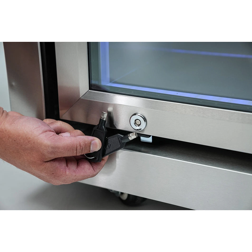 Mont Alpi 805 Black Stainless Steel BBQ Grill Island With 90 Degree Corner & Fridge Cabinet - MAi805-BSS90FC 13 Mont Alpi 805 Black Stainless Steel BBQ Grill Island With 90 Degree Corner & Fridge Cabinet - MAi805-BSS90FC - Image 11