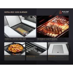 Mont Alpi 400 Deluxe BBQ Grill Island With 90 Degree Corner - MAi400-D90C 33 Mont Alpi 400 Deluxe BBQ Grill Island With 90 Degree Corner - MAi400-D90C -Outdoor Kitchen Shop montalpiinfraredsideburnerfeatures 4e35cba4 c265 4e9b 94a6 1c0ed9c194a7