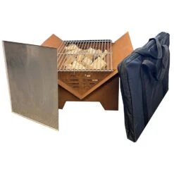 Mont Alpi Portable Fire Pit With Grill Grate 7 Mont Alpi Portable Fire Pit With Grill Grate -Outdoor Kitchen Shop montalpiportablefirepitwithgrillgratebundle