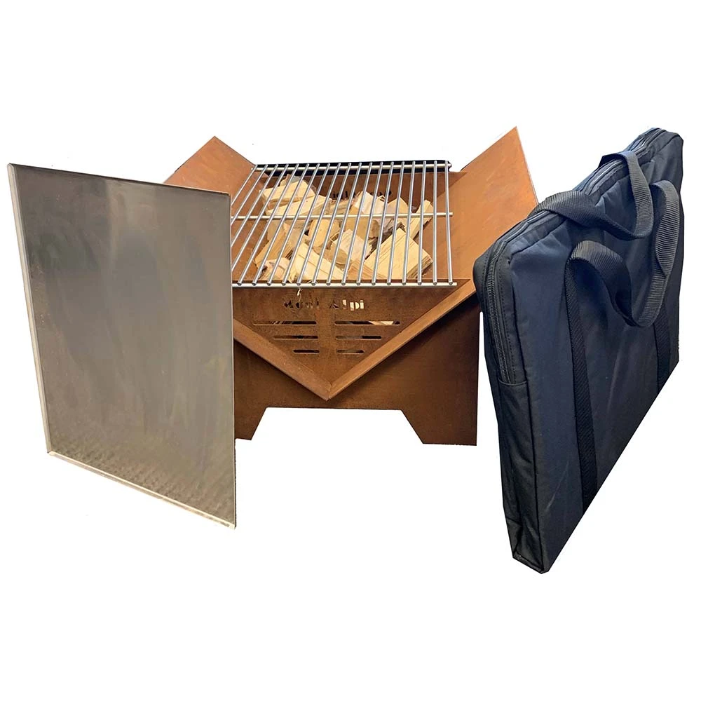 Mont Alpi Portable Fire Pit With Grill Grate 4 Mont Alpi Portable Fire Pit With Grill Grate - Image 2