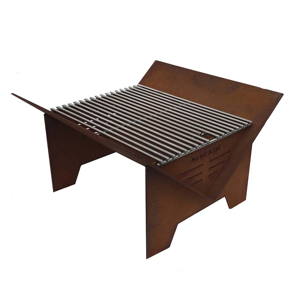 Mont Alpi Portable Fire Pit With Grill Grate 3 Mont Alpi Portable Fire Pit With Grill Grate