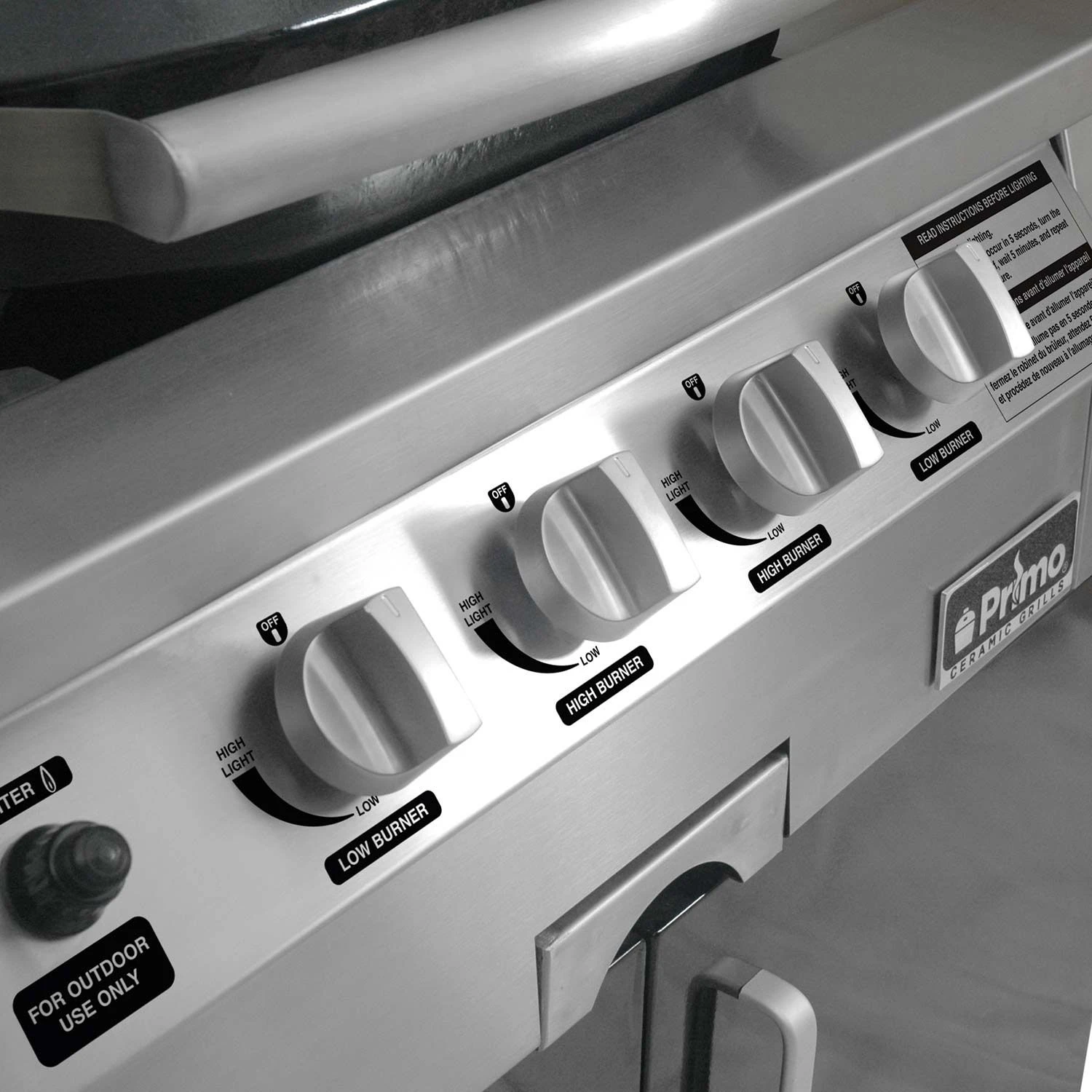 Primo Oval G420 36-Inch Ceramic Built-In Kamado Gas Grill 4 Primo Oval G420 36-Inch Ceramic Built-In Kamado Gas Grill - Image 2