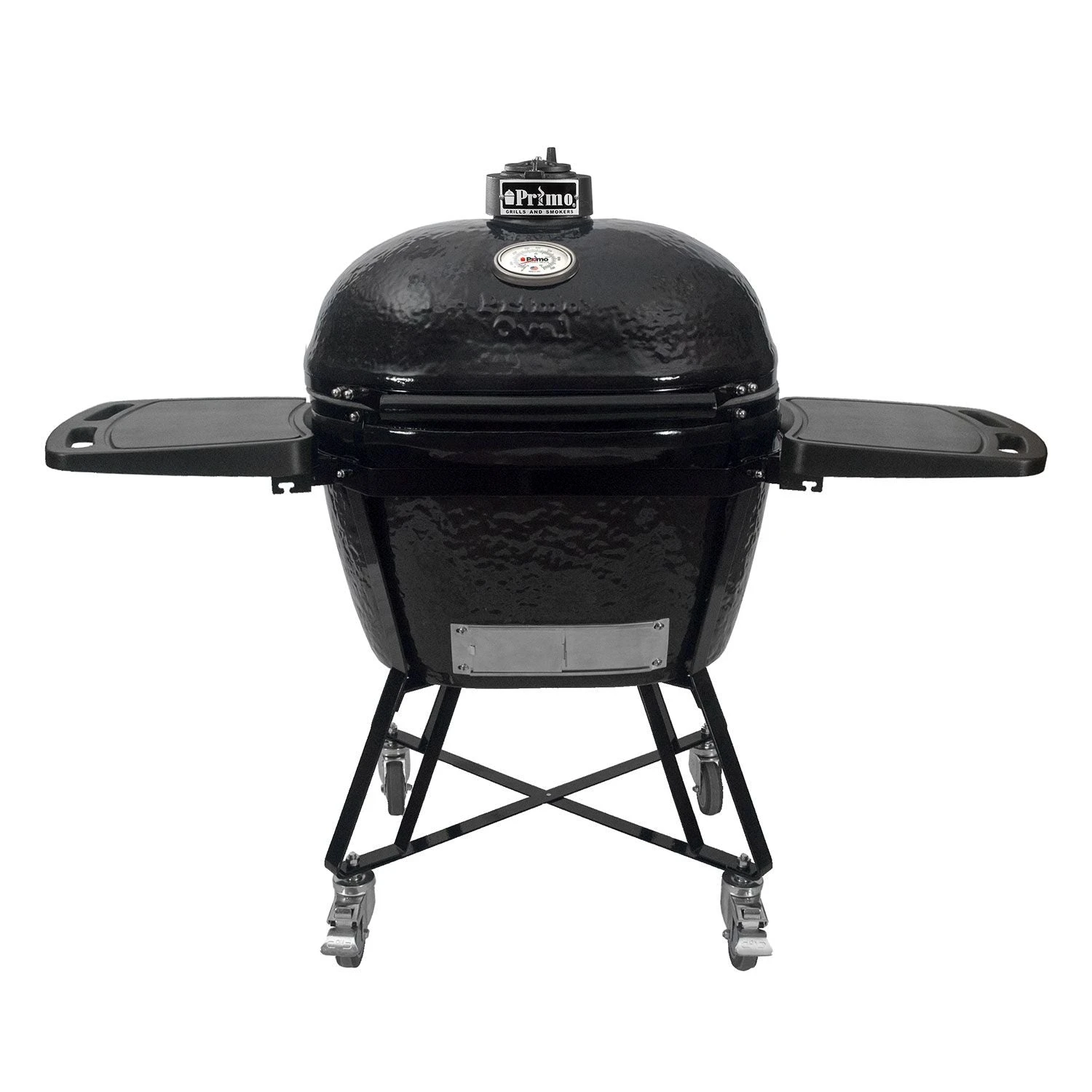 Primo Oval XL 400 Ceramic Kamado Grill With Cradle & Side Shelves 3 Primo Oval XL 400 Ceramic Kamado Grill With Cradle & Side Shelves