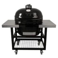 Primo Oval XL 400 Ceramic Kamado Grill On Cart 16 Primo Oval XL 400 Ceramic Kamado Grill On Cart -Outdoor Kitchen Shop oval xl 400 steel shelves