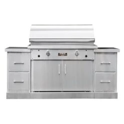 TEC Sterling Patio 2FR 44-Inch Stainless Steel Infrared BBQ Grill Island