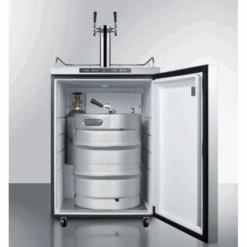 Summit 24-Inch 5.6 Cu. Ft. Outdoor Rated Beer Kegerator 11 Summit 24-Inch 5.6 Cu. Ft. Outdoor Rated Beer Kegerator -Outdoor Kitchen Shop summit24inch5.6cuftdoubletapkegeratoropen