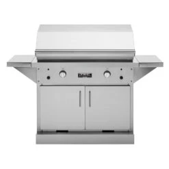 TEC Patio 2FR 44-Inch Infrared Gas Grill On Stainless Steel Cabinet