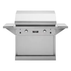 TEC Patio 2FR 44-Inch Infrared Gas Grill On Stainless Steel Pedestal