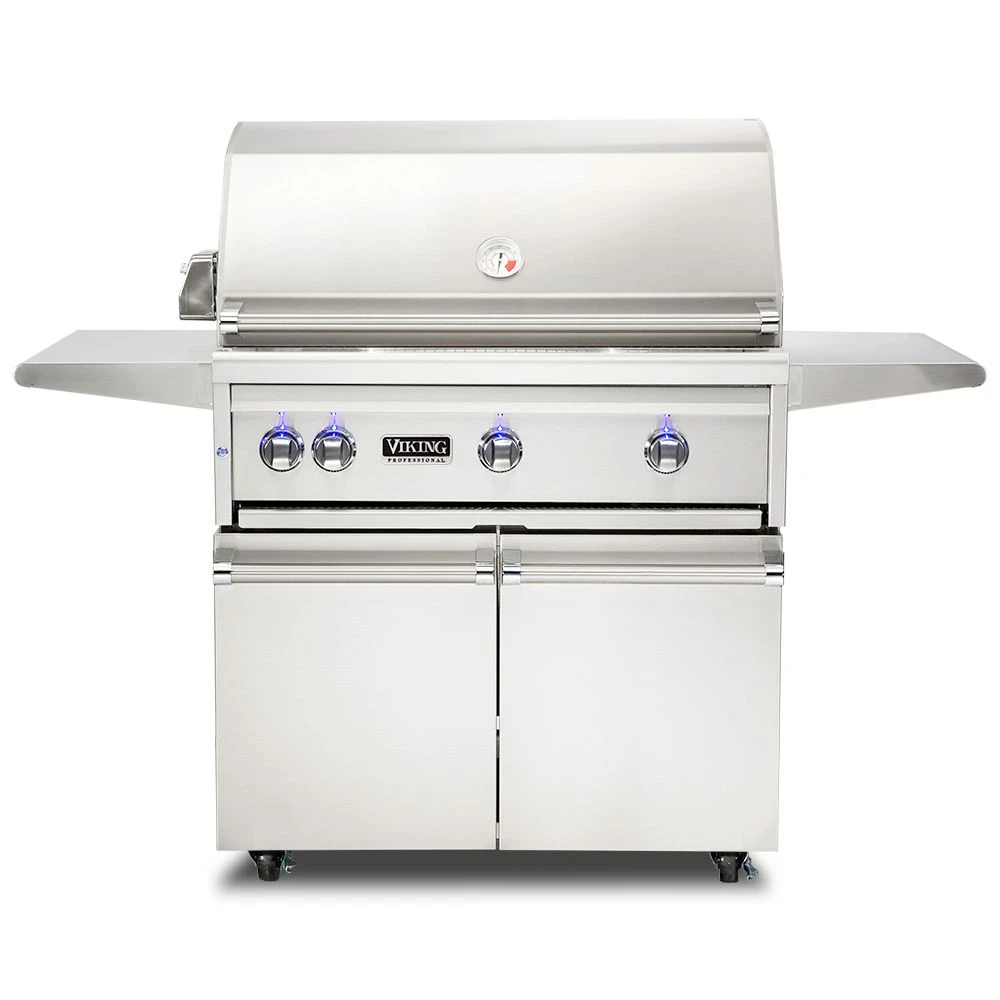 Viking 5 Series 36-Inch Stainless Steel Freestanding Grill With ProSear Burner & Rotisserie 3 Viking 5 Series 36-Inch Stainless Steel Freestanding Grill With ProSear Burner & Rotisserie