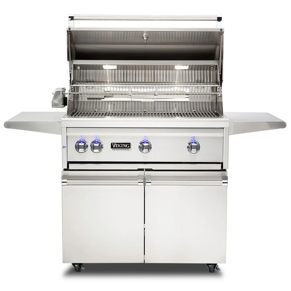 Viking 5 Series 36-Inch Stainless Steel Freestanding Grill With ProSear Burner & Rotisserie 4 Viking 5 Series 36-Inch Stainless Steel Freestanding Grill With ProSear Burner & Rotisserie - Image 2
