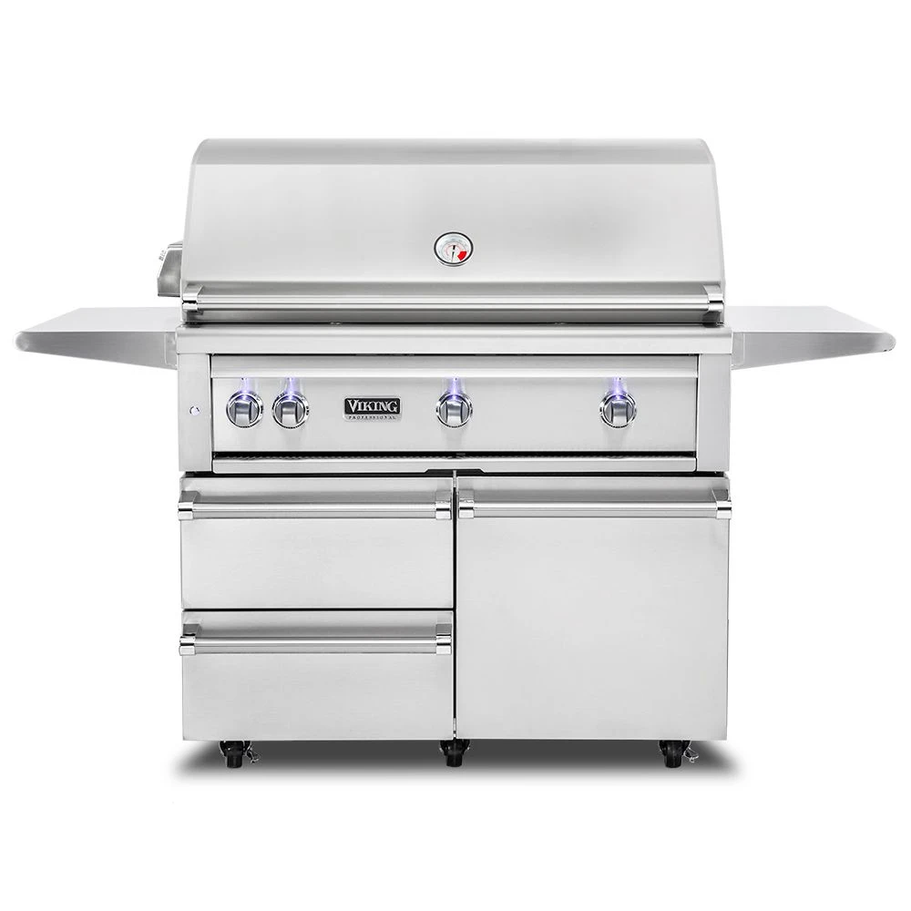 Viking 5 Series 42-Inch Stainless Steel Freestanding Grill With ProSear Burner & Rotisserie 3 Viking 5 Series 42-Inch Stainless Steel Freestanding Grill With ProSear Burner & Rotisserie