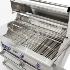 Viking 5 Series 36-Inch Stainless Steel Built-In Grill With ProSear Burner & Rotisserie -Outdoor Kitchen Shop vqgi554 c