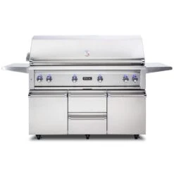 Viking 5 Series 54-Inch Stainless Steel Freestanding Grill With ProSear Burner & Rotisserie